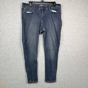 Levi's Jeans Women's 16M Blue Denim Denizen Skinny Leg Belt Loop Modern 36x28